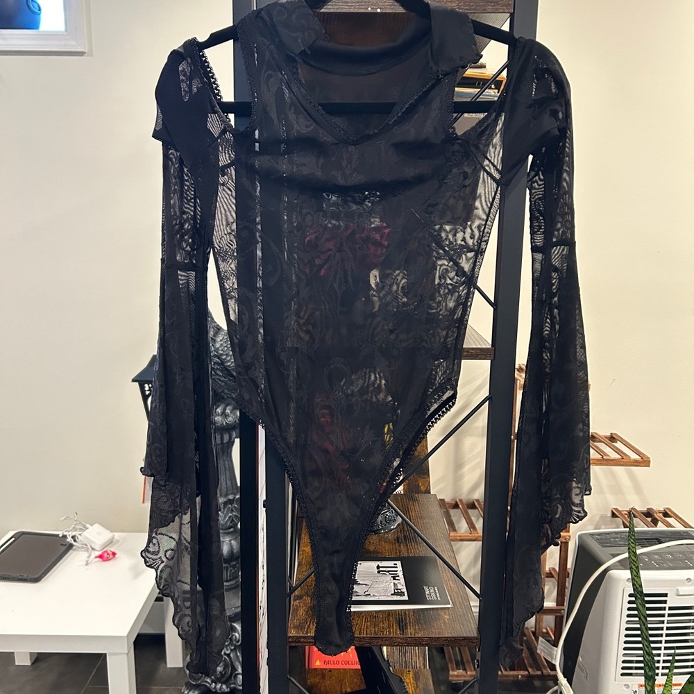 Dolls Kill Widow Mesh Bodysuit